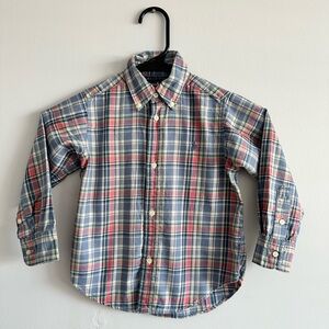 Ralph Lauren Boys Button Down Shirt Size 3/3T